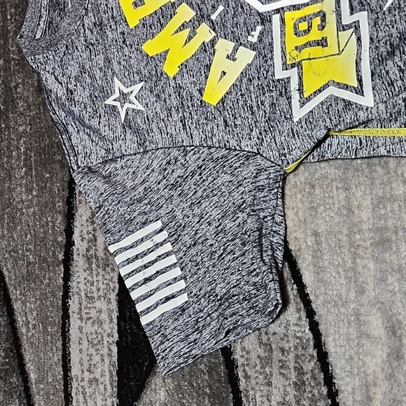 AMERICAN FIGHTER PREMIUM ATHLETICS YELLOW STITCH GRAPHIC DESIGN TEE-SHIRT - Picture 3 of 14